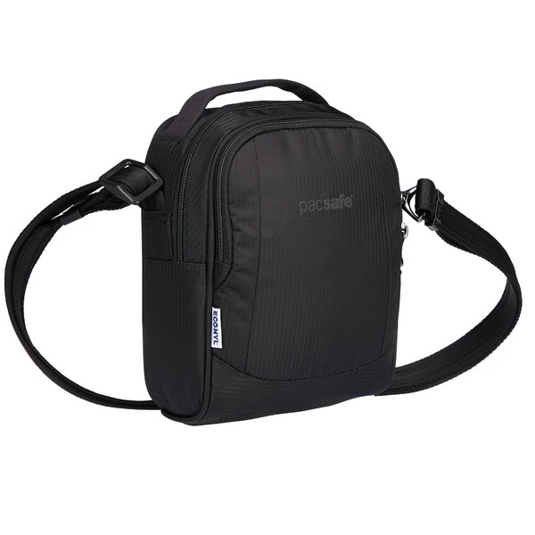 Pacsafe METROSAFE LS100 ECONYL CROSSBODY Umhängetasche ECONYL BLACK 1 Pacsafe METROSAFE LS100 ECONYL CROSSBODY Umhängetasche ECONYL BLACK